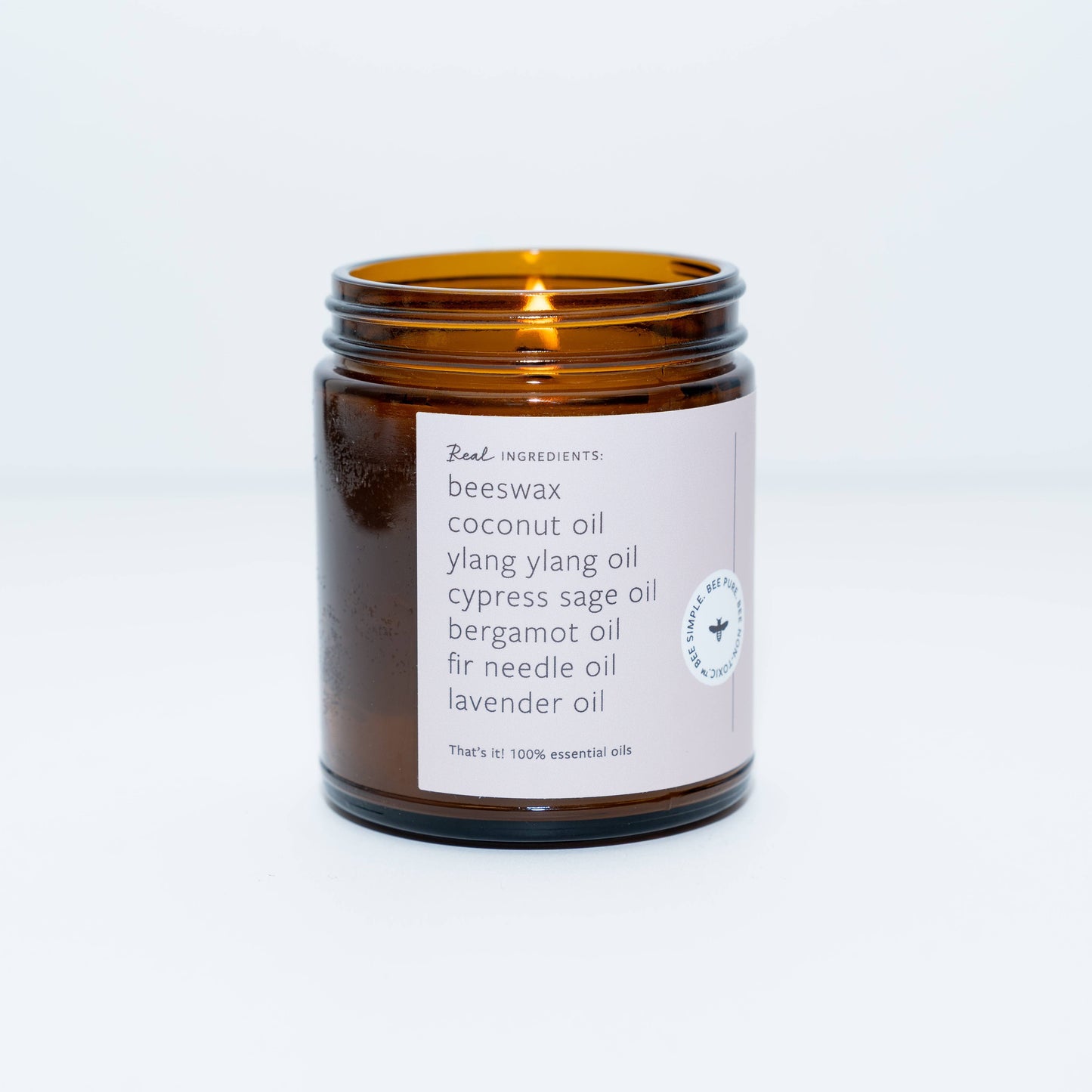 Fresh Linen Beeswax Candle