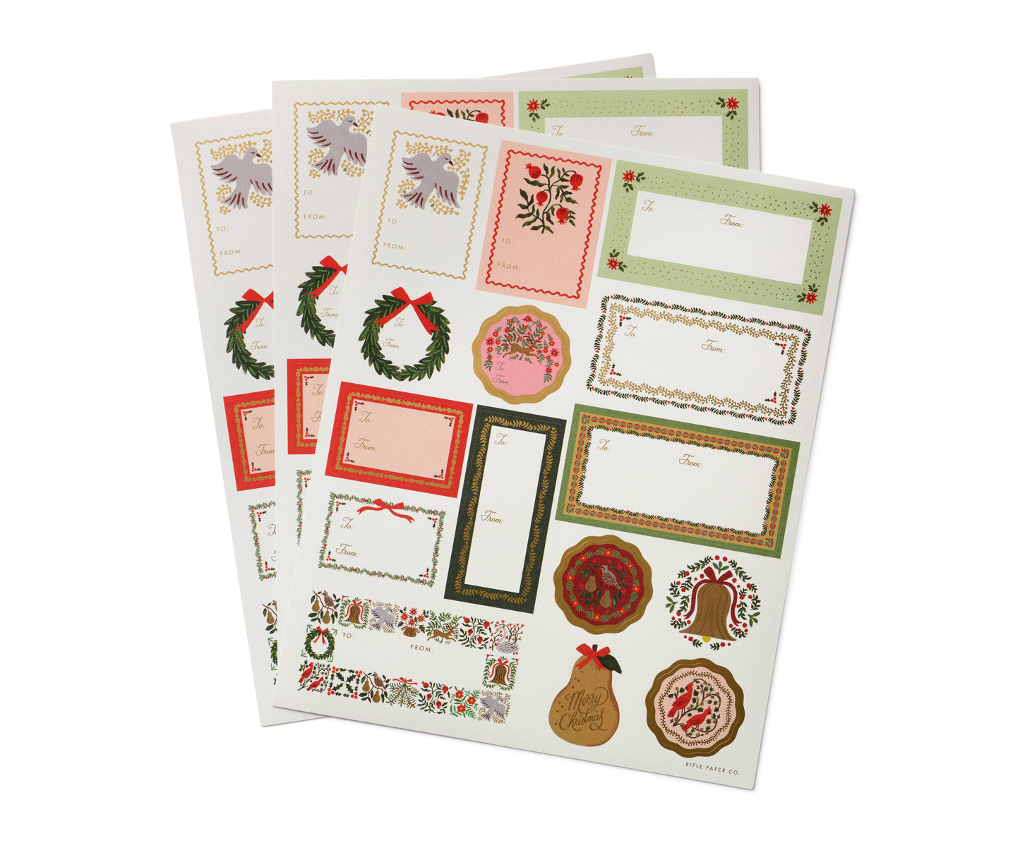 Christmastide Stickers & Labels | Pack of 3