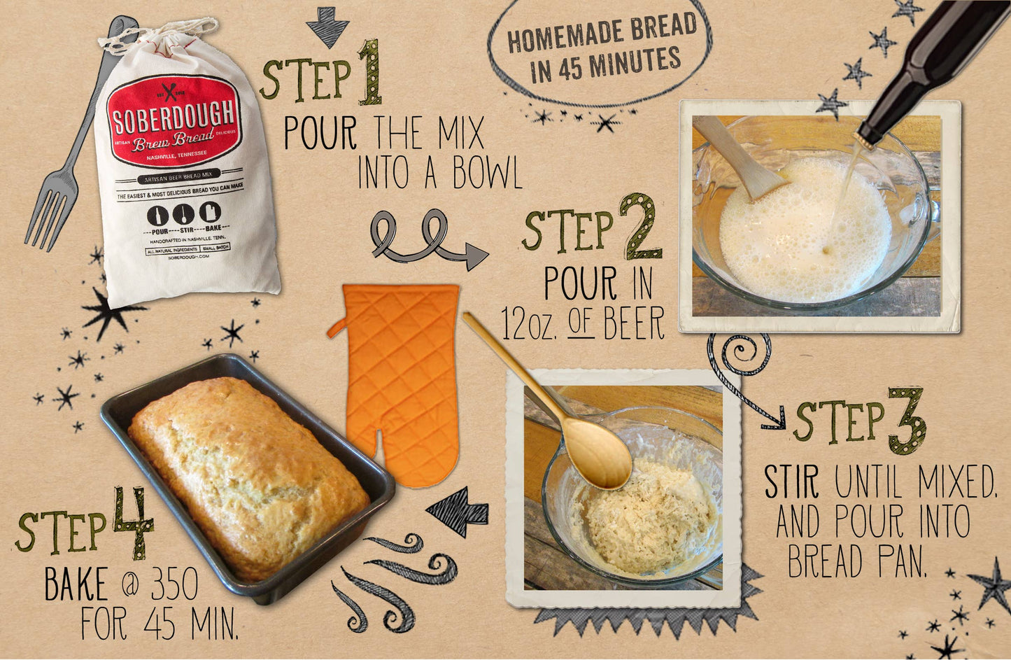 Roasted Garlic Bread Mix