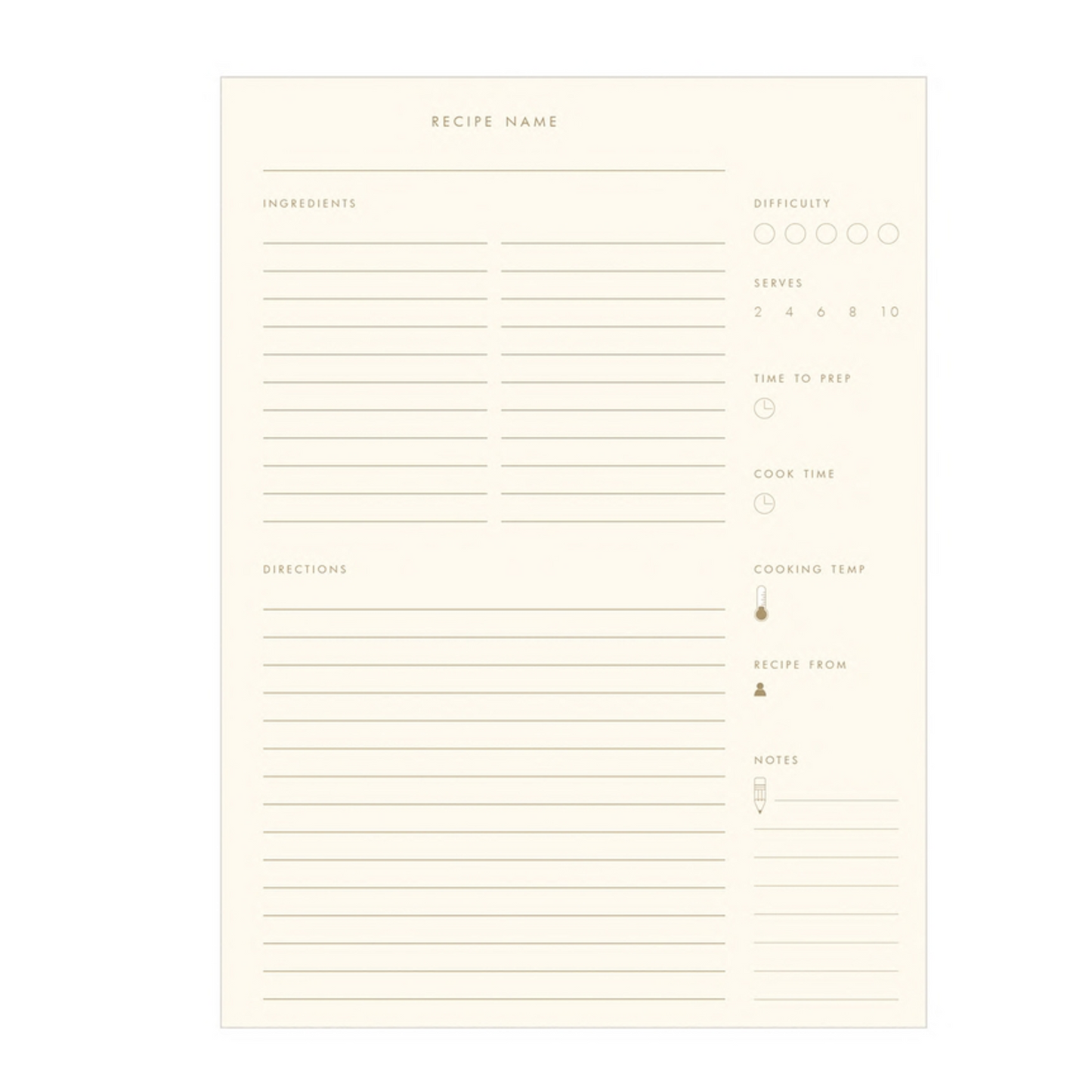 Heirloom Recipe Book