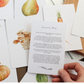 40 Seasonal Produce Learning Cards