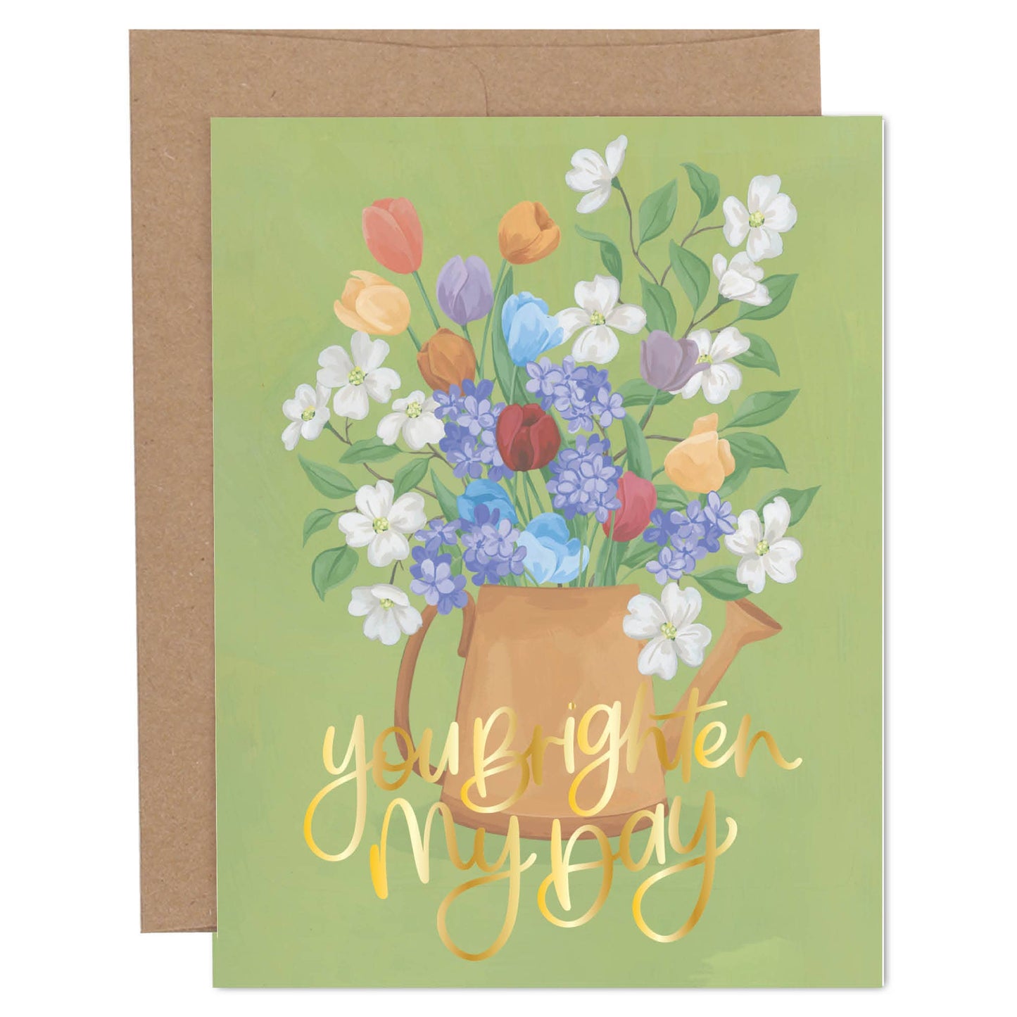 You Brighten My Day Greeting Card