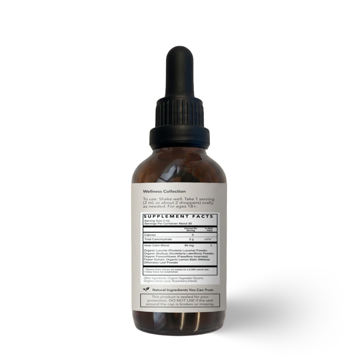 Inner Calm Herbal Tincture (Anxiety Support Tincture)
