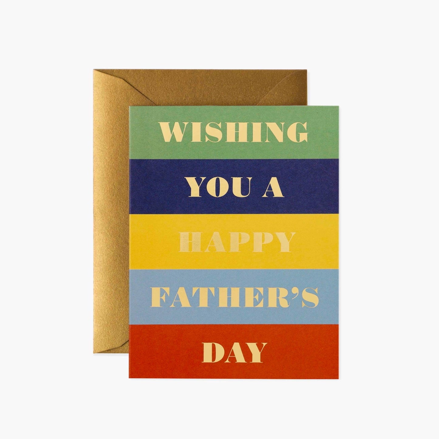 Color Block Father's Day Card