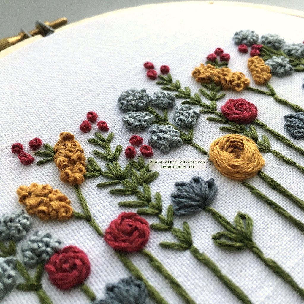 Wildflowers Embroidery Kit