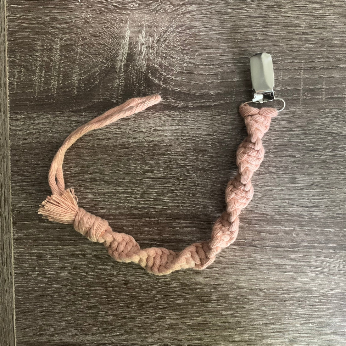 Macrame Pacifier Clip