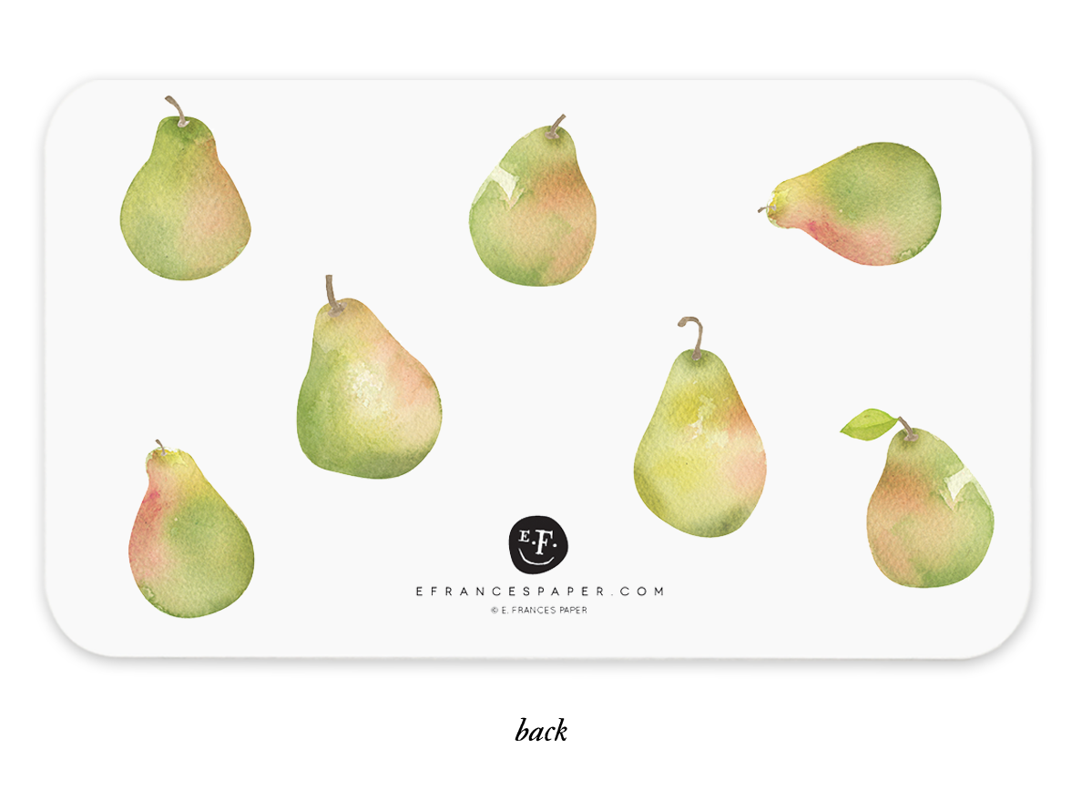 Pretty Pear Little Notes