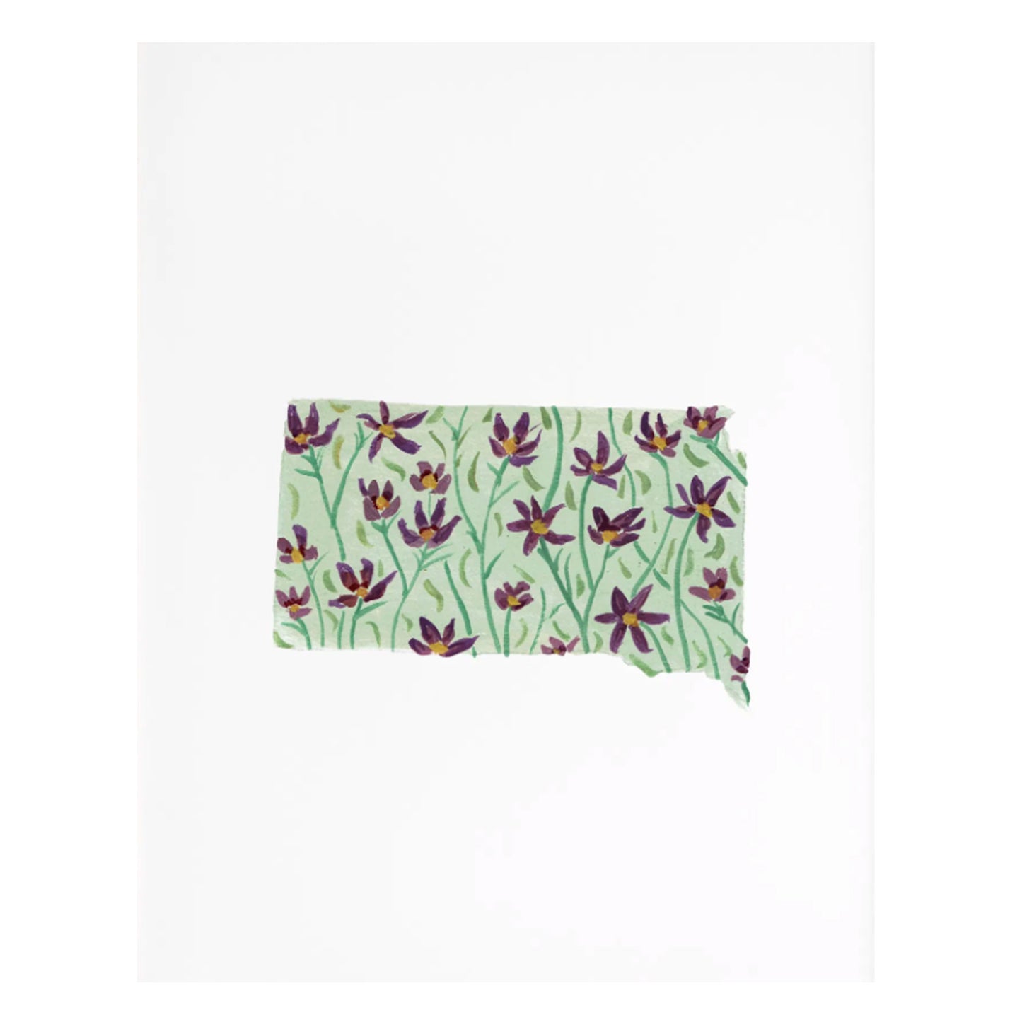 South Dakota State Flower Print