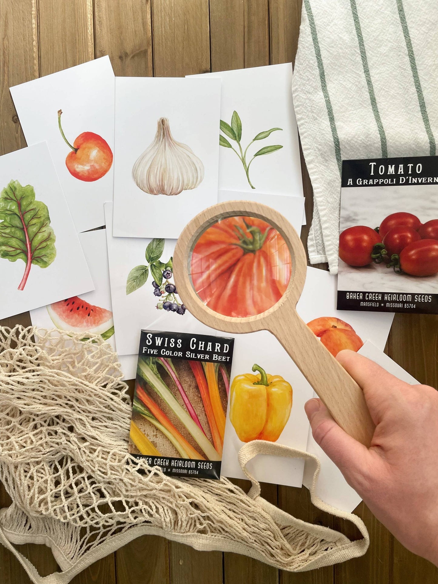 40 Seasonal Produce Learning Cards