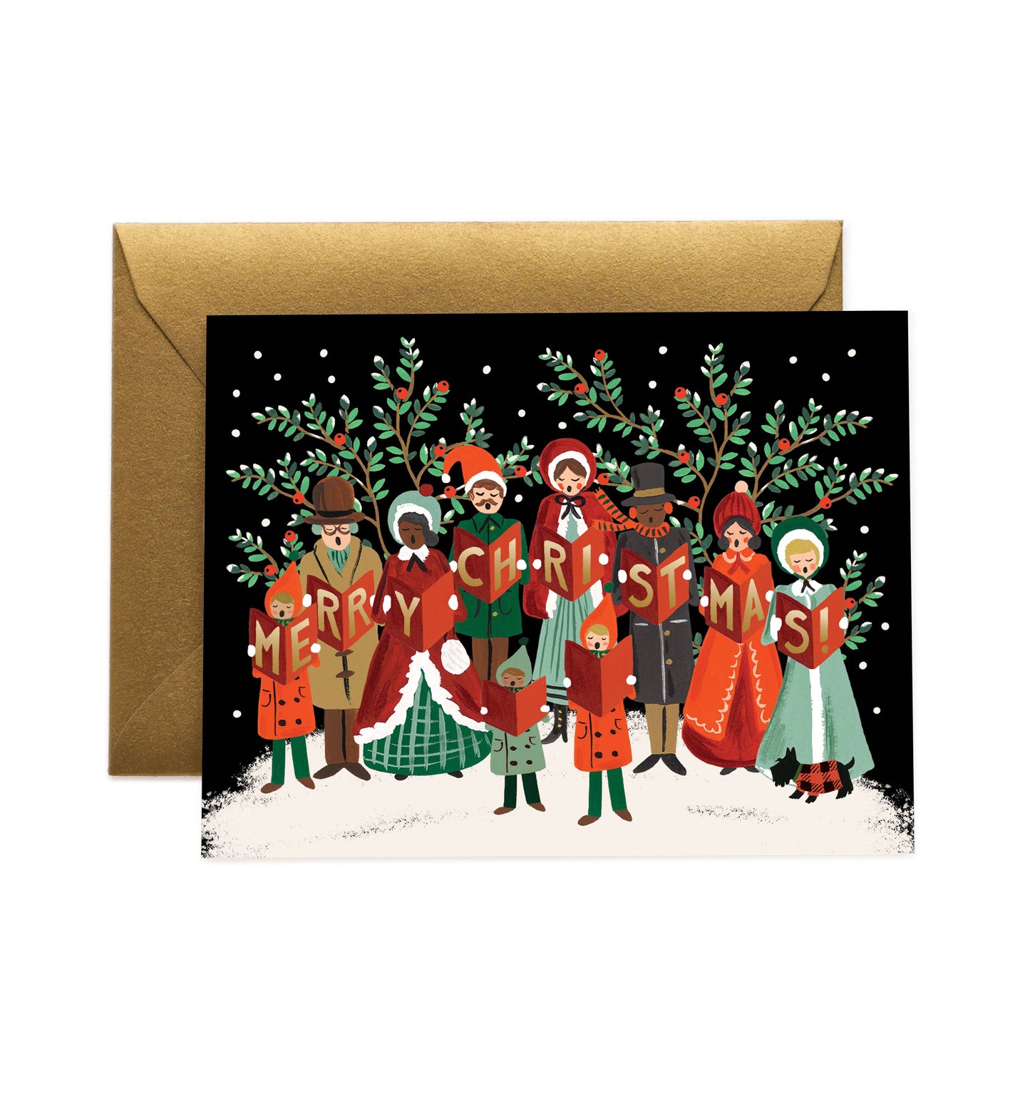 Christmas Carolers Card | Boxed Set