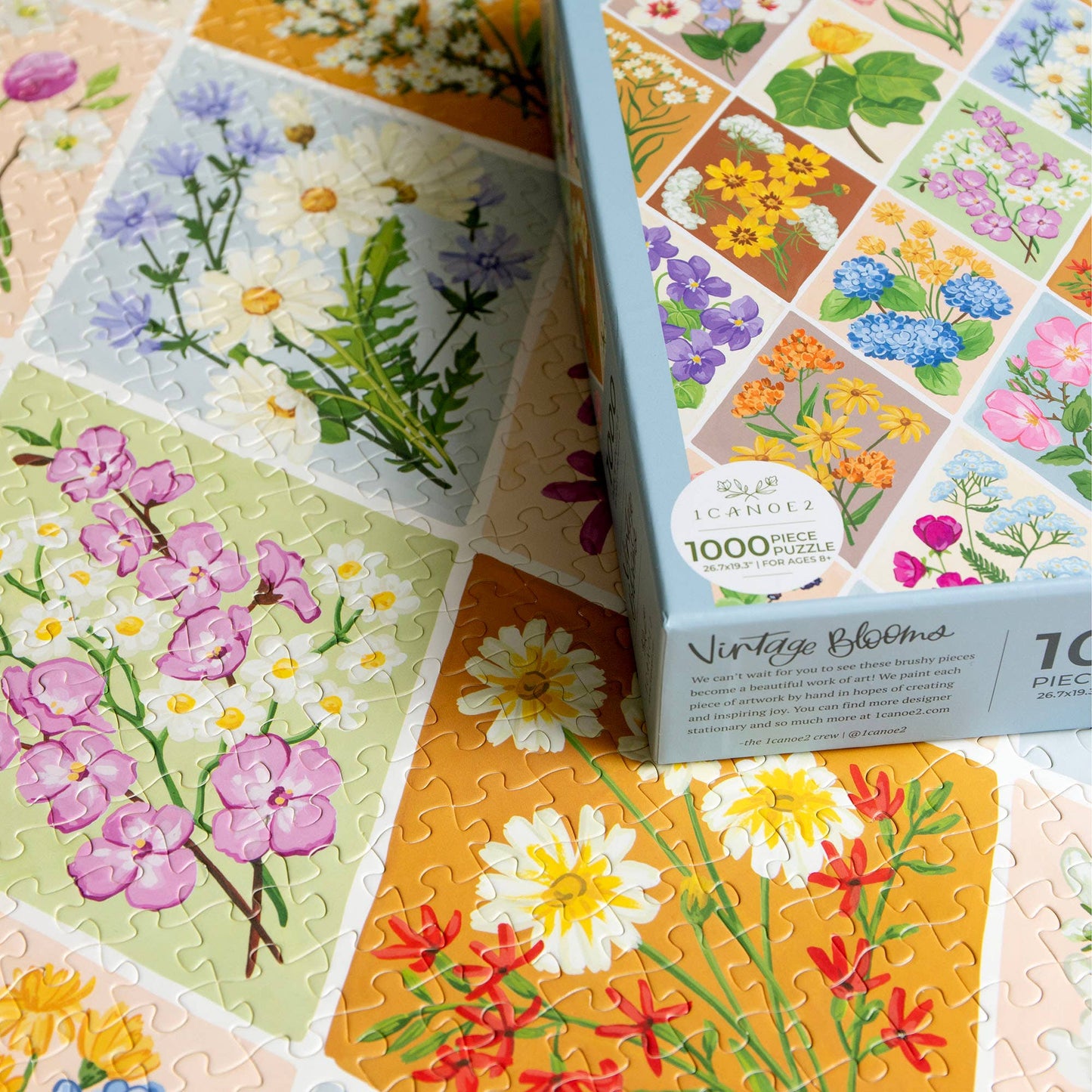 Vintage Blooms Puzzle