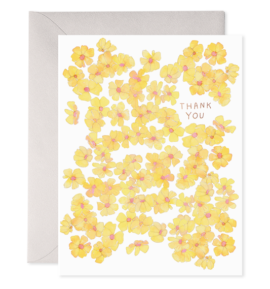 Yellow Flowers Greeting Card