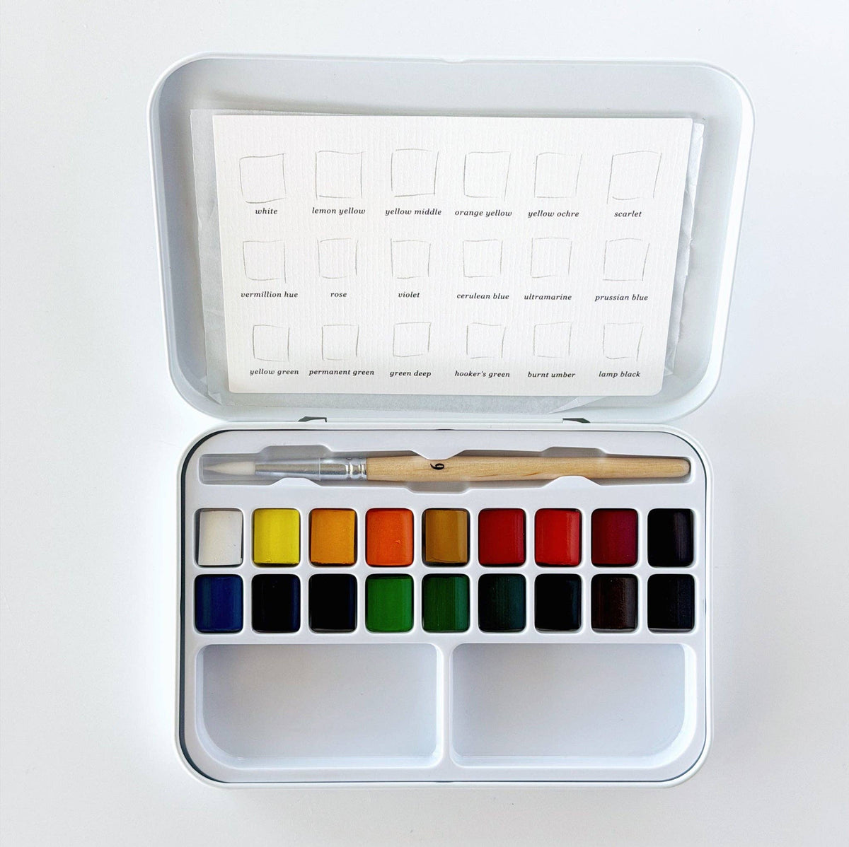 Compact Watercolor Paint Set