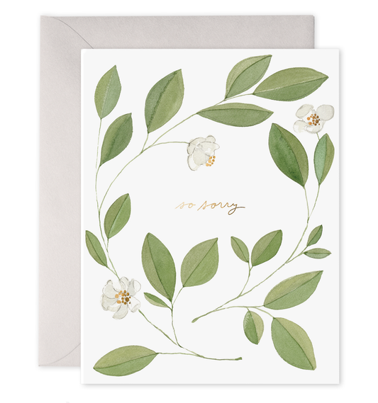 Magnolia Condolence Greeting Card