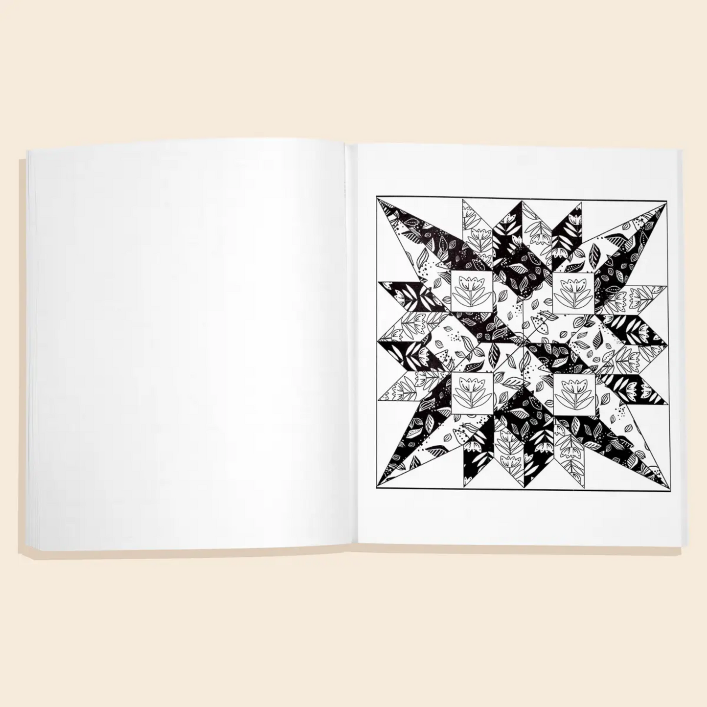 Modern Quilting Coloring Book: Adult Coloring Book