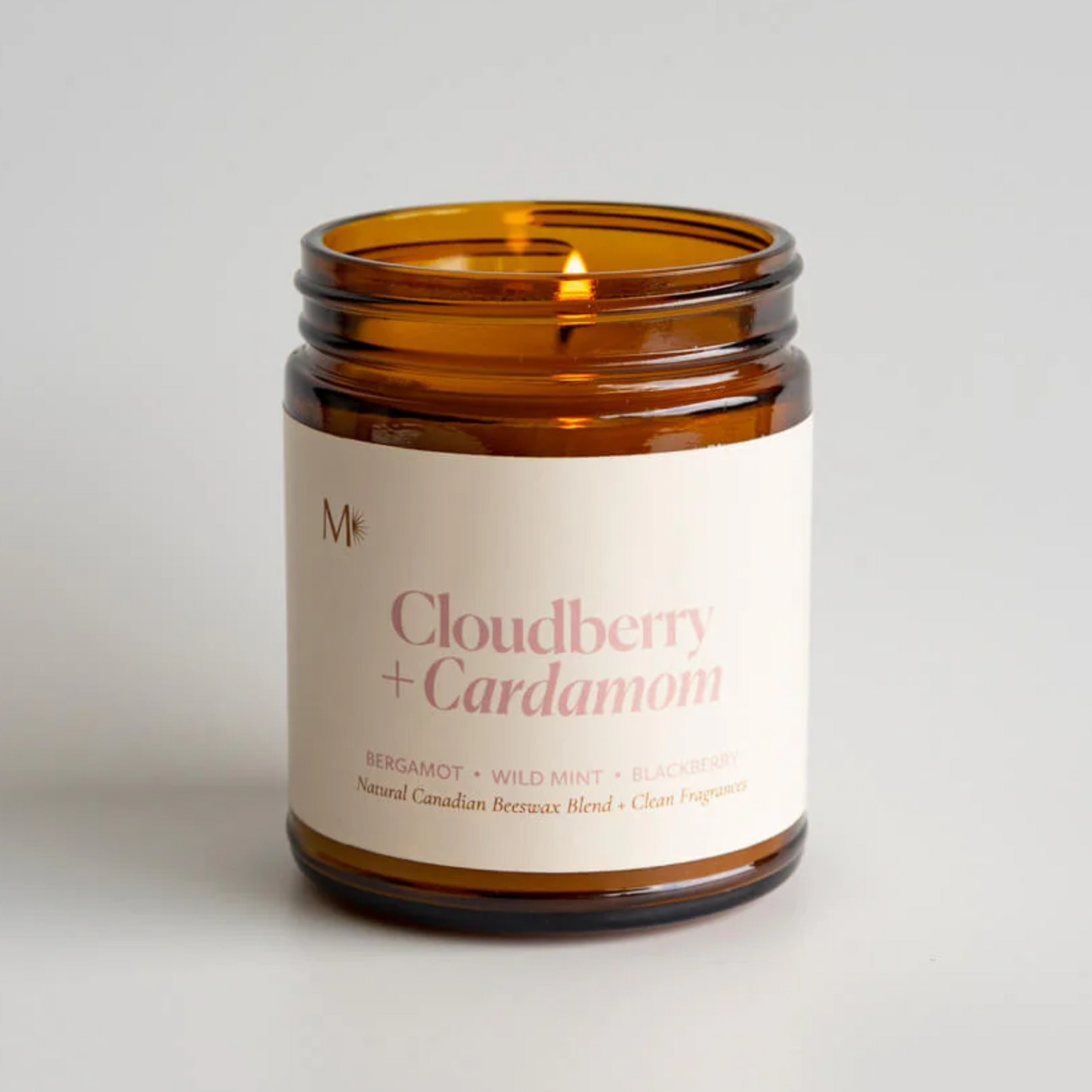 Cloudberry + Cardamom Beeswax Blend Candle
