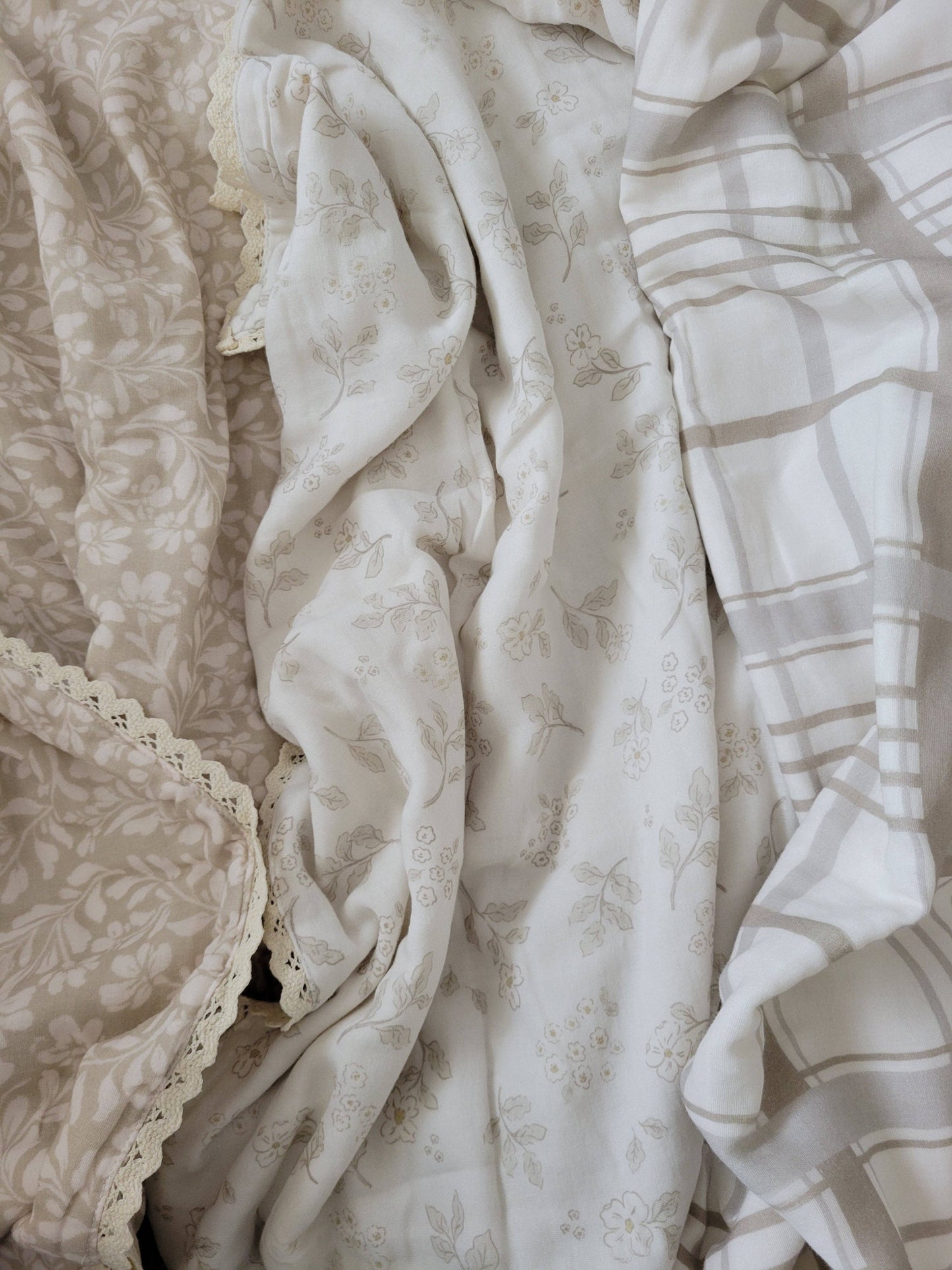 Rustic Plaid Gauze Blanket
