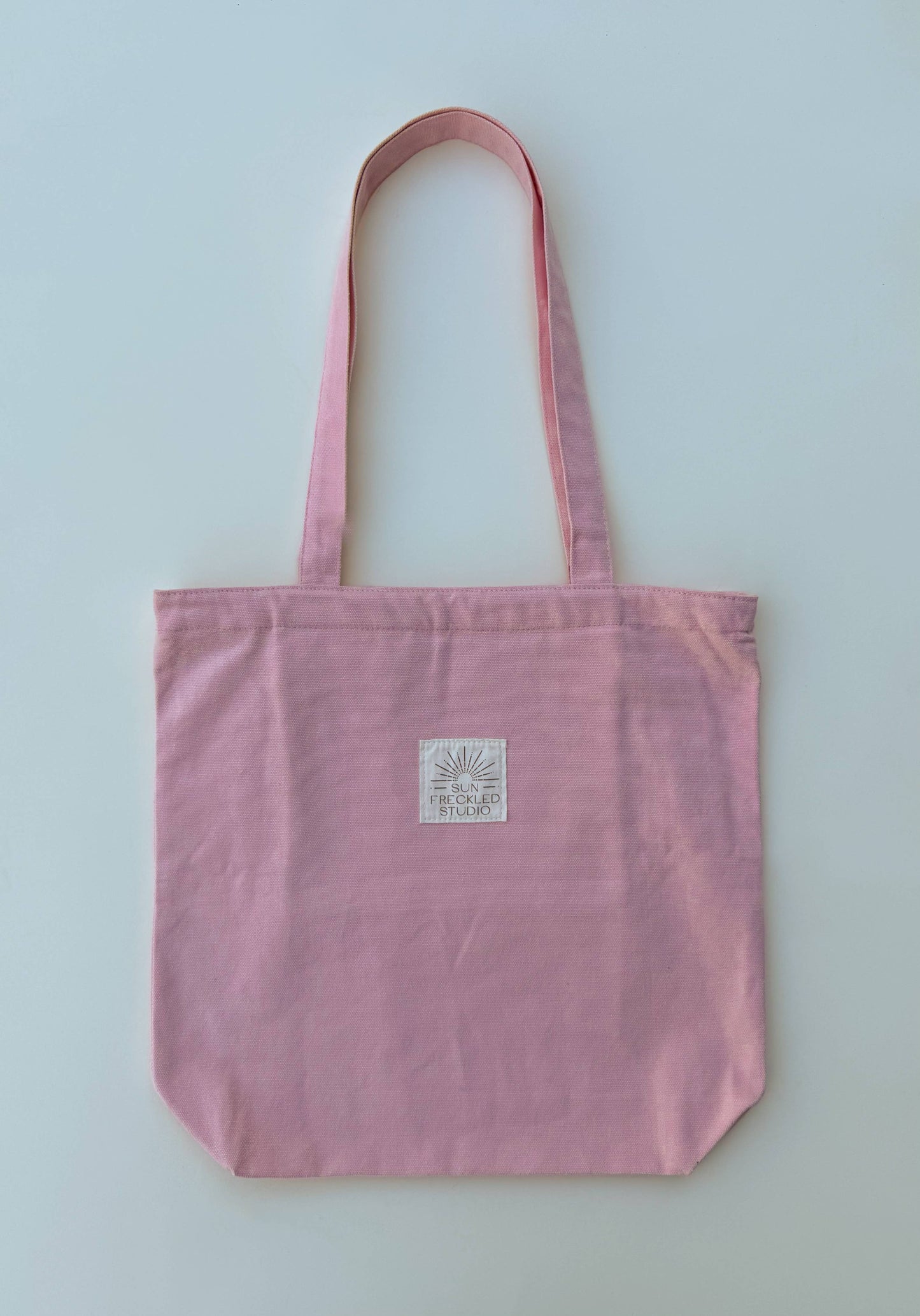 Petal Pink Minimalist Tote Bag