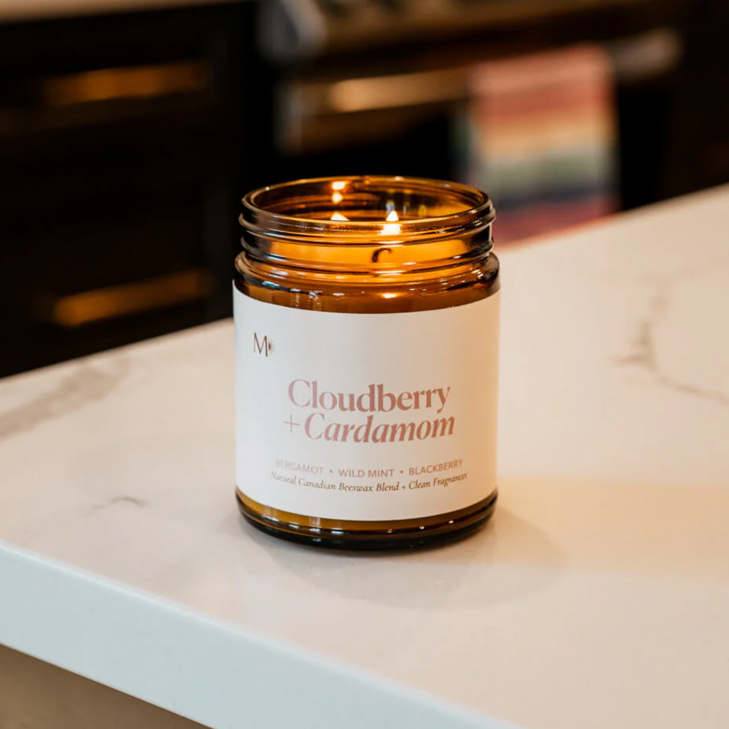Cloudberry + Cardamom Beeswax Blend Candle