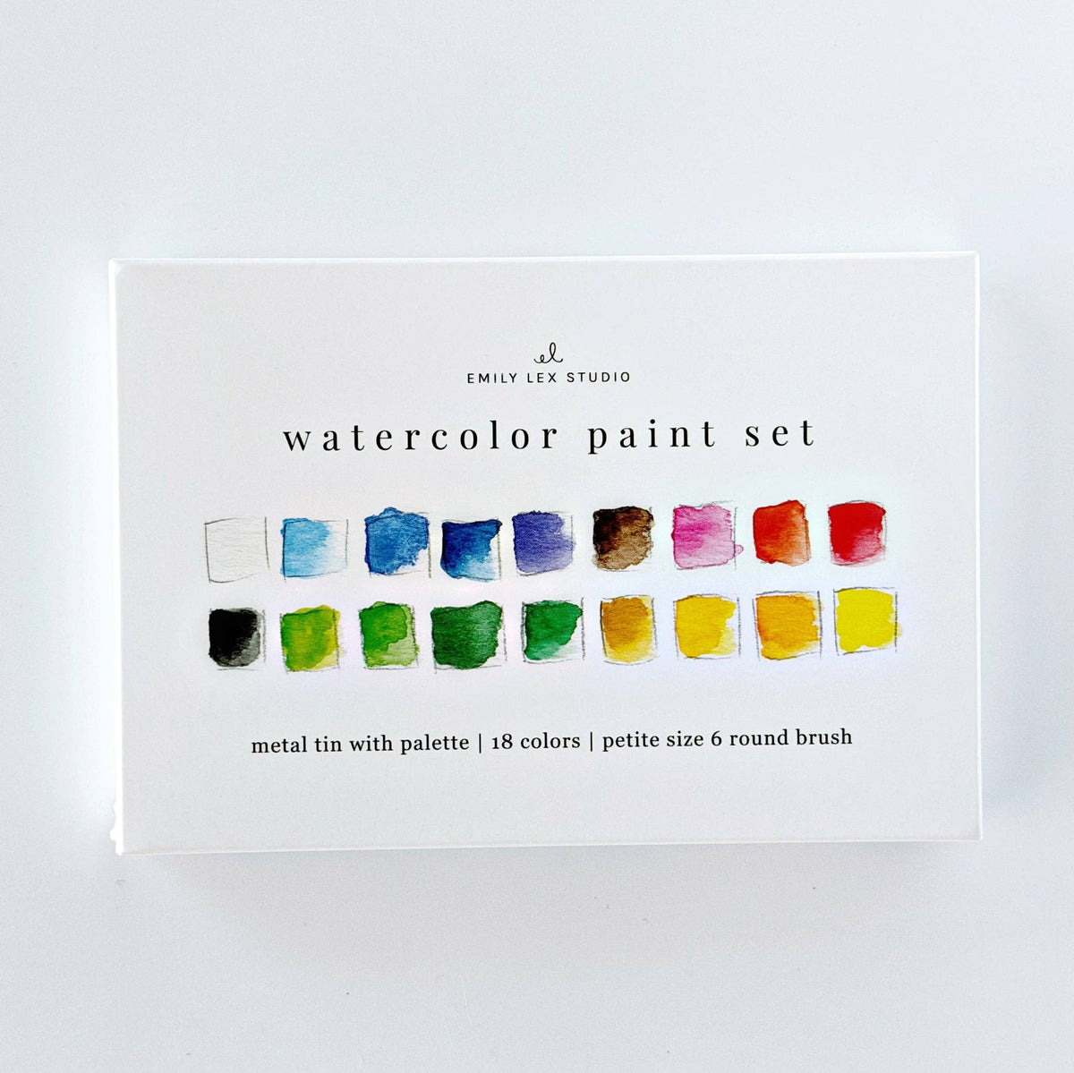 Compact Watercolor Paint Set