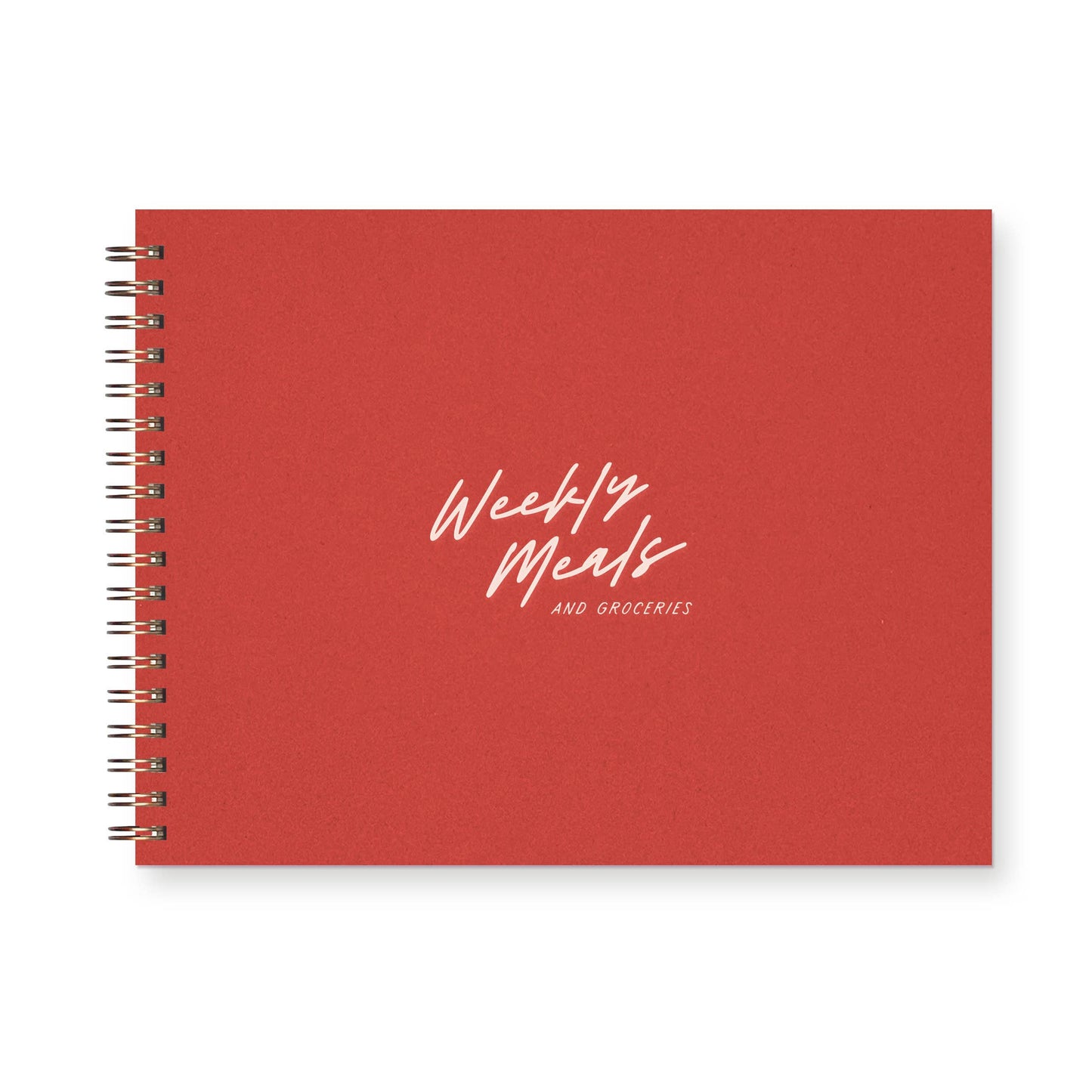 Red Script Weekly Meals Meal Planner