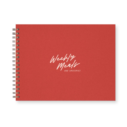 Red Script Weekly Meals Meal Planner