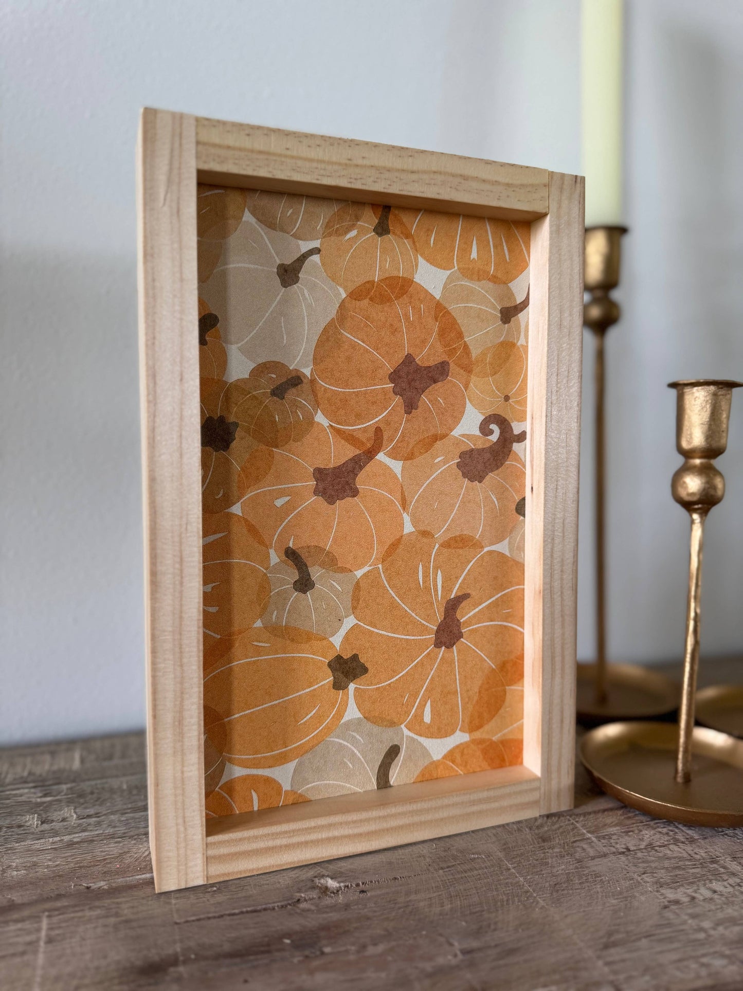 Watercolor Pumpkin Pattern