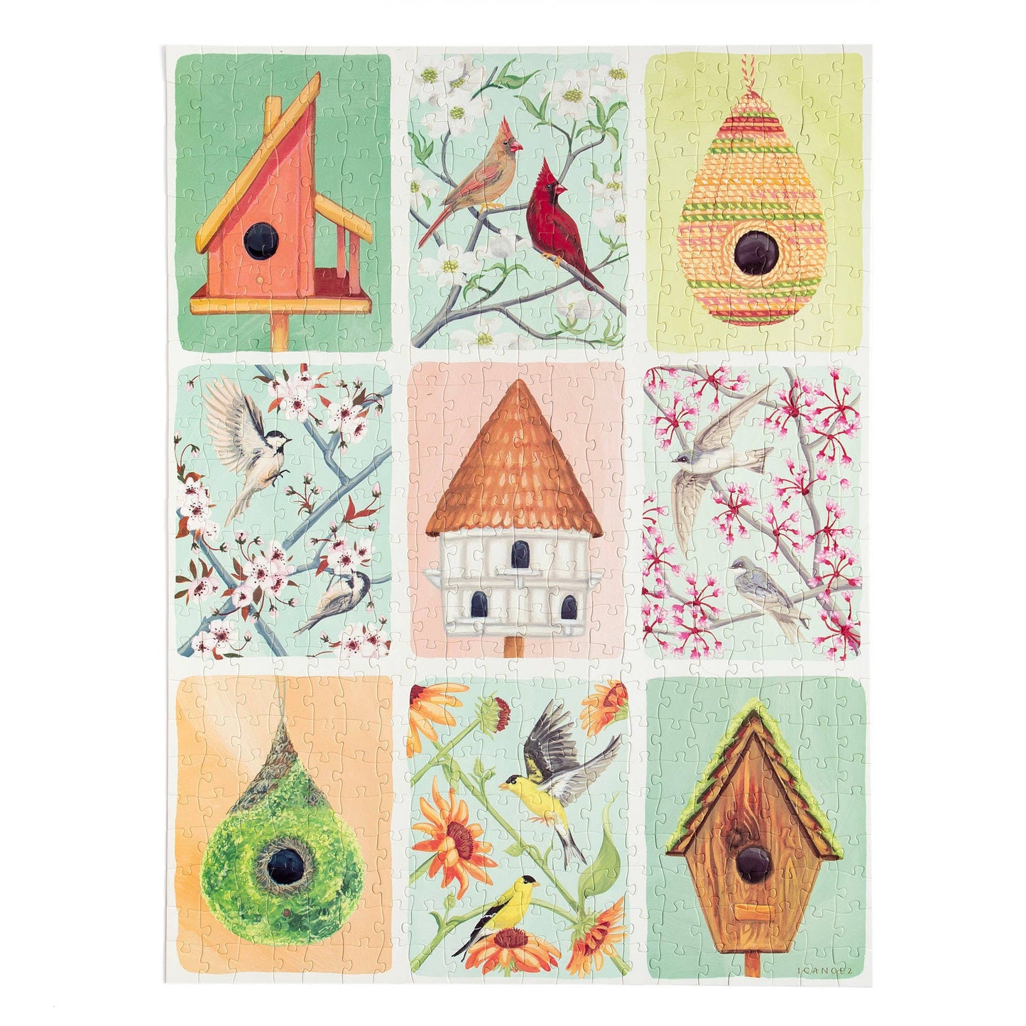 Home Tweet Home Birdhouses Puzzle