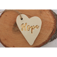 Gold Leaf Word Ornament