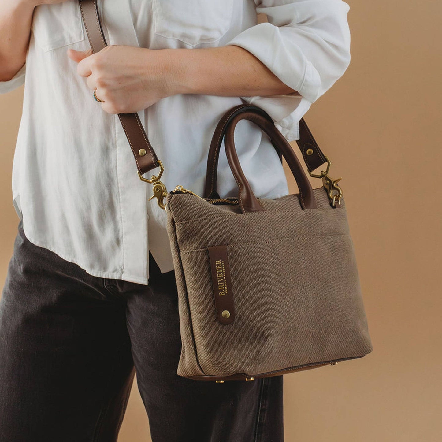 Dot Crossbody Tote