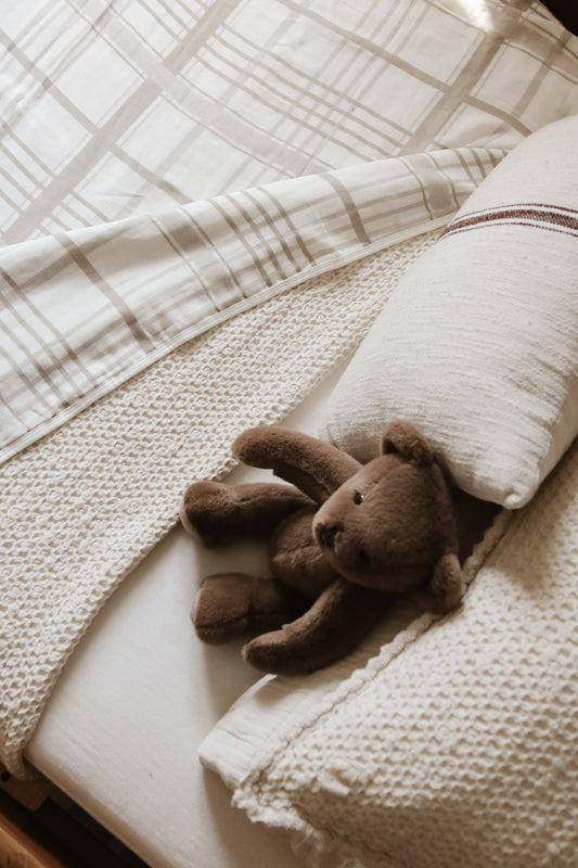 Rustic Plaid Gauze Blanket