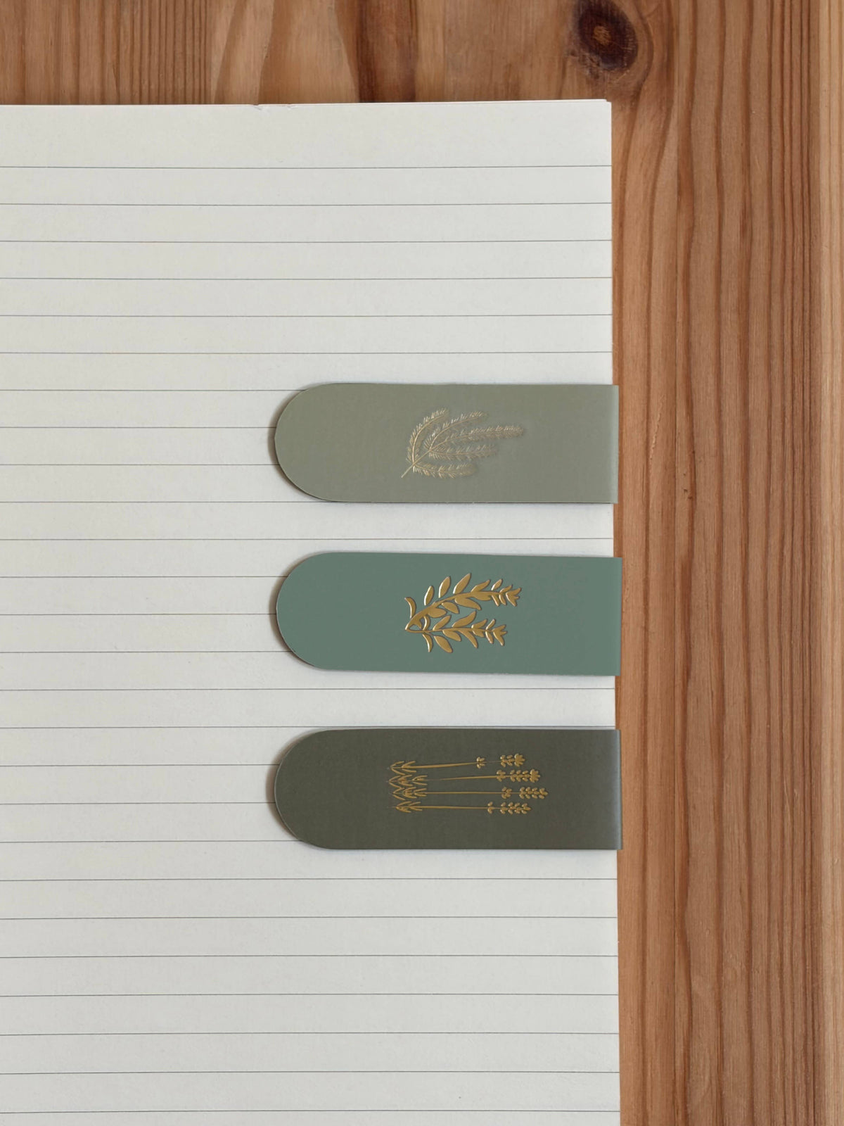 Culinary Herbs Magnetic Bookmark Trio