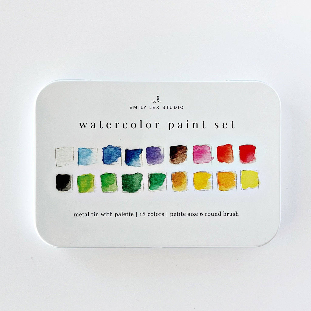 Compact Watercolor Paint Set