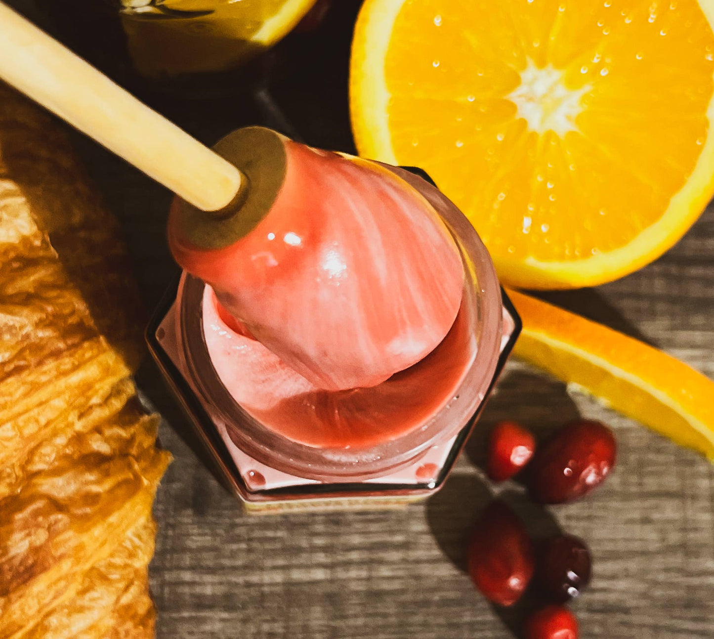 Orange Cranberry Creamed Honey