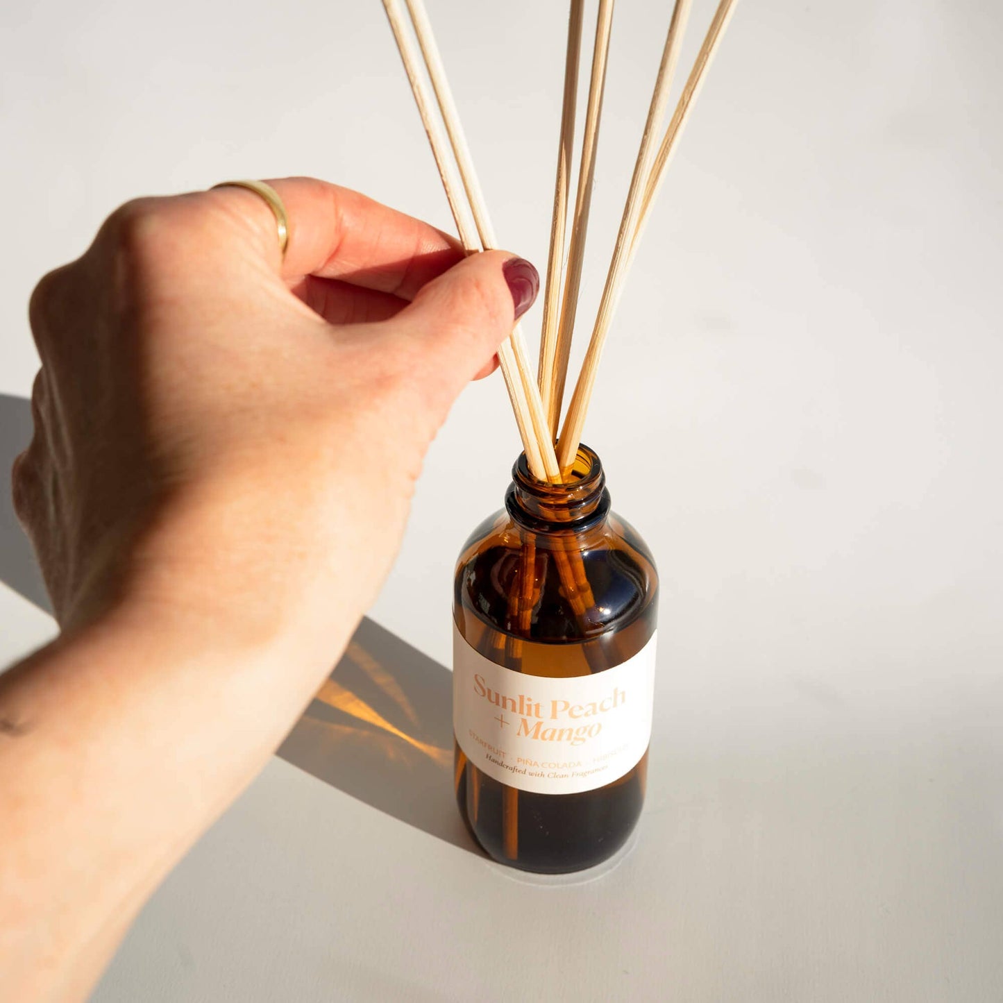 Sunlit Peach + Mango Reed Diffuser