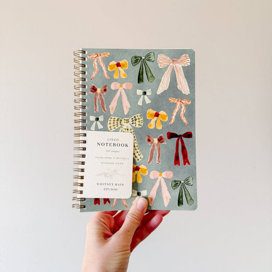 Watercolor Bows Notebook