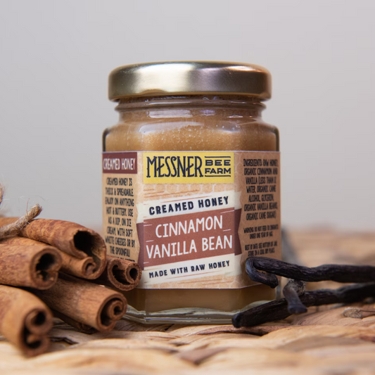Cinnamon Vanilla Bean Creamed Honey