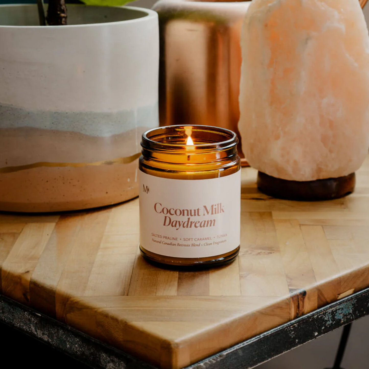 Coconut Milk + Vanilla Beeswax Blend Candle