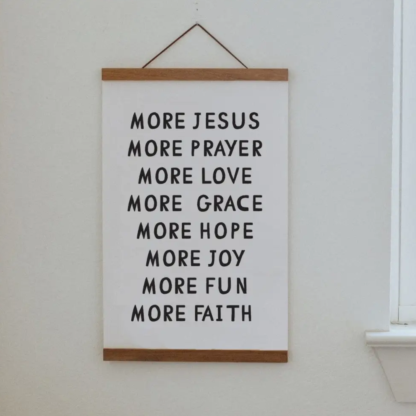 More Jesus Print