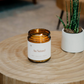 Au Naturel Unscented Beeswax Blend Candle