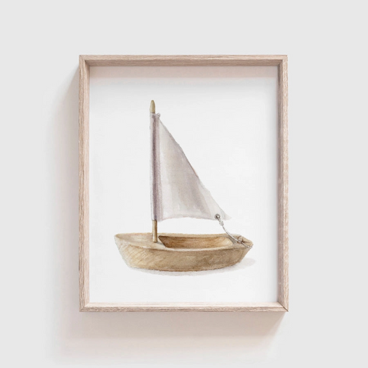 Toy Boat Art Print