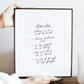 Reminders Print