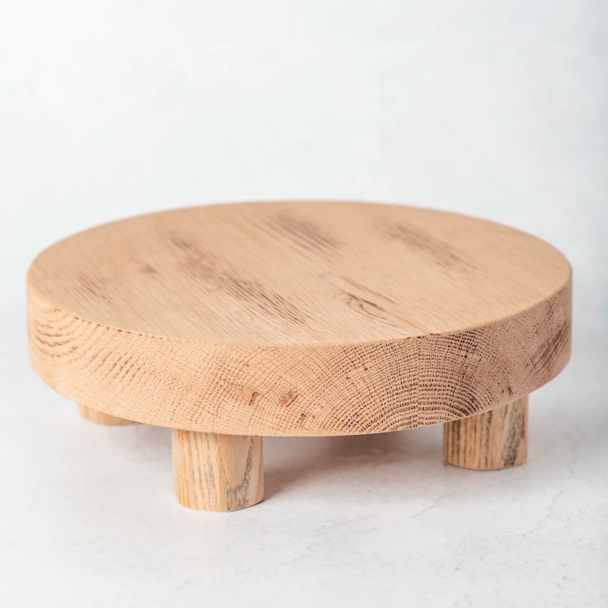 Round Wood Riser Stand (Small) – Timberbloom