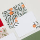 Orange Vine Flat Notes | Boxed Set of 6