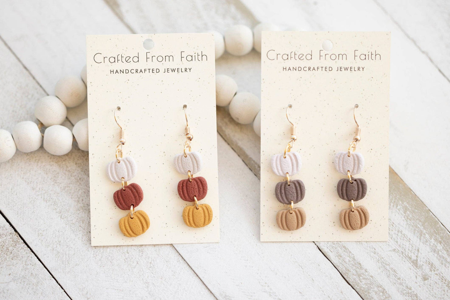 Triple Pumpkin Dangle