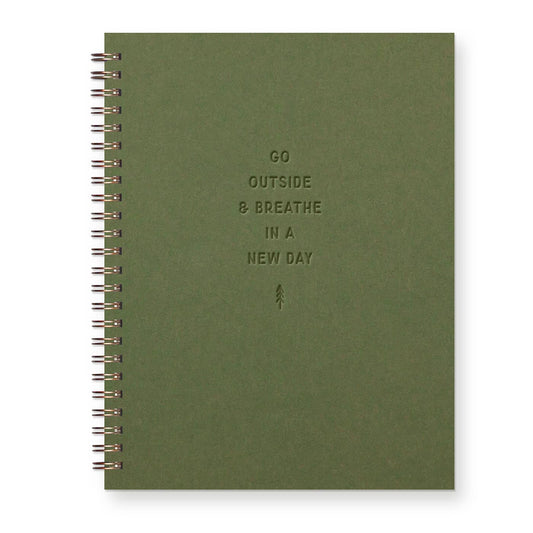 Breathe in a New Day Notebook