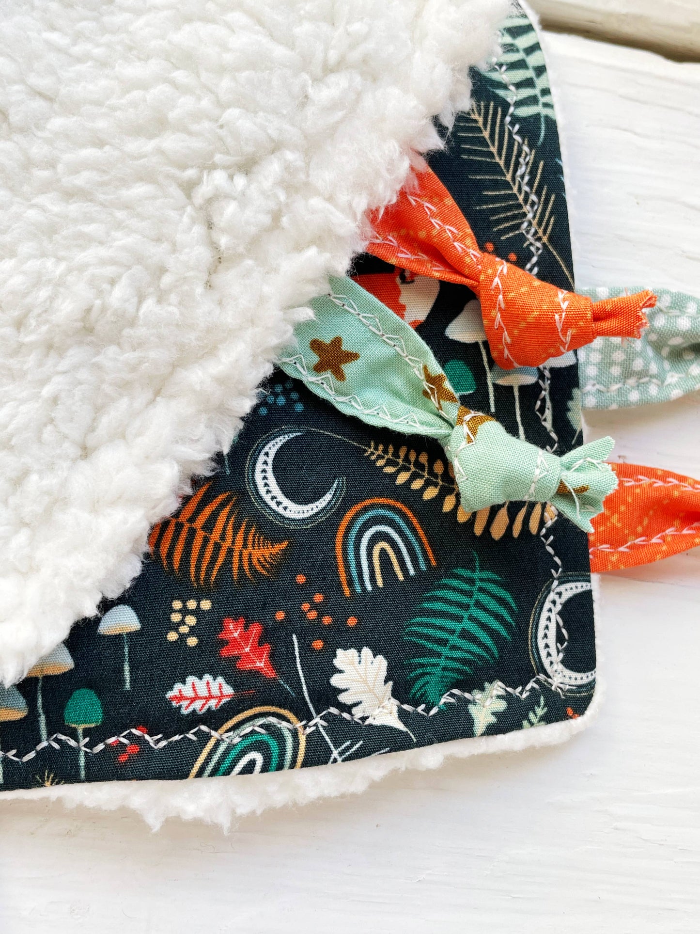 Fox and Rainbows Crinkle Teether
