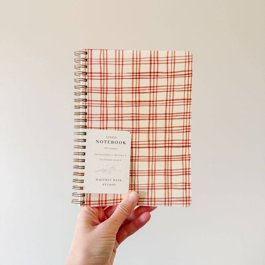 Vintage Plaid Notebook
