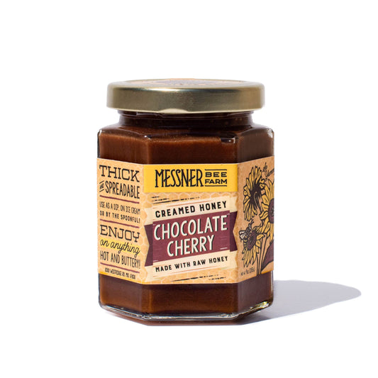 Chocolate Cherry Creamed Honey