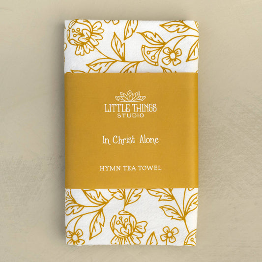 In Christ Alone Hymn Tea Towel